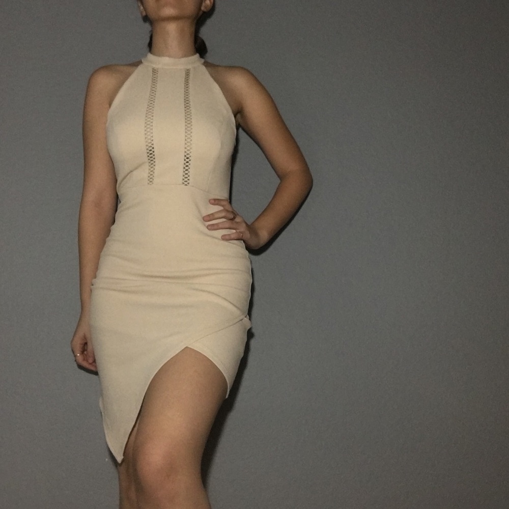 Perfect nude bodycon dress